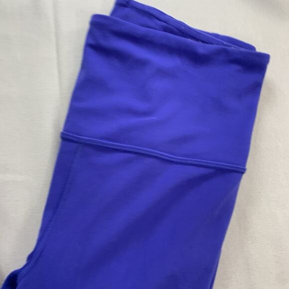 *SOLD** Athleta Womens Size SP Elation Flare Leggings Blue - Picture 3 of 9